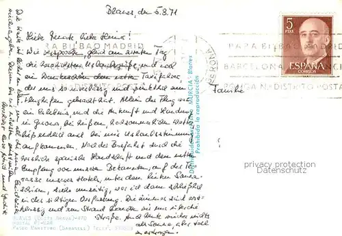 AK / Ansichtskarte Blanes Hostal Pi Mar Panorama Blanes