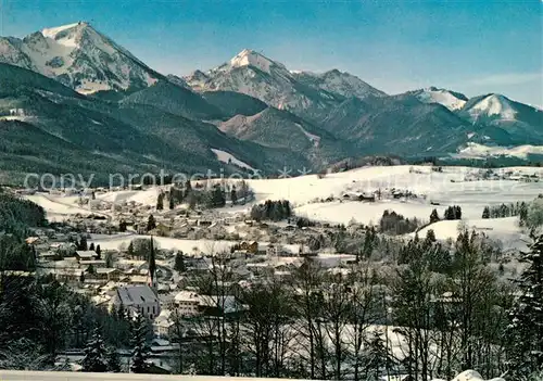 AK / Ansichtskarte Siegsdorf_Oberbayern Blick auf Hochfelln und Hochgern Siegsdorf Oberbayern