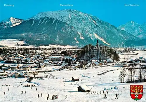 AK / Ansichtskarte Ruhpolding mit Rauschberg Kienberg und Sonntagshorn Ruhpolding