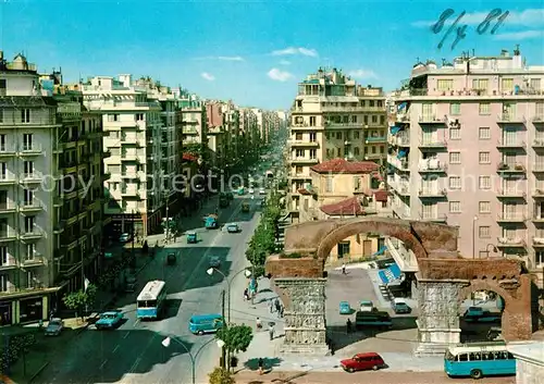 AK / Ansichtskarte Thessaloniki Arc de Galere Egnatia Thessaloniki