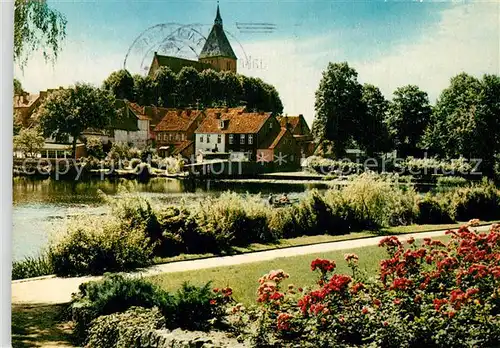 AK / Ansichtskarte Moelln_Lauenburg Blick zum Dom Moelln_Lauenburg