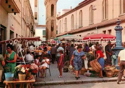 AK / Ansichtskarte Calella Plaza del mercado Calella