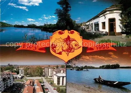 AK / Ansichtskarte Backa_Palanka Panorama River bank of the Dunav Valley of Bachka Backa_Palanka