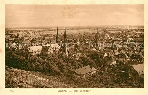 AK / Ansichtskarte Obernai_Bas_Rhin Vue generale Obernai_Bas_Rhin