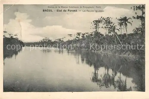 AK / Ansichtskarte Bresil Etat du Parana Le fleuve Iguassu 