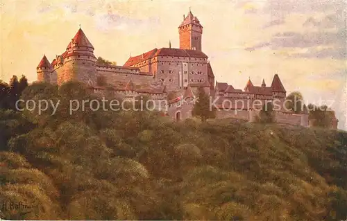 AK / Ansichtskarte Hohkoenigsburg_Haut Koenigsbourg Chateau Hohkoenigsburg