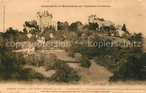AK / Ansichtskarte Barr_Bas Rhin Chateau d Ottrott Barr Bas Rhin