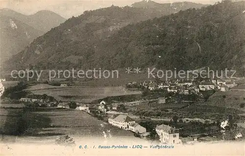 AK / Ansichtskarte Licq Atherey Basses Pyrenees Vue generale Licq Atherey