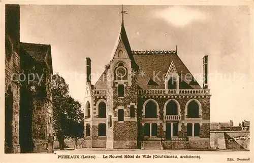 AK / Ansichtskarte Puiseaux Le Nouvel Hotel de Ville Puiseaux