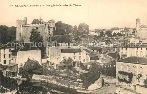 AK / Ansichtskarte Clisson Vue generale prise du Viaduc Clisson