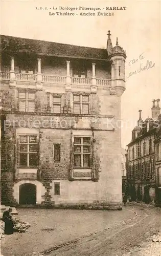 AK / Ansichtskarte Sarlat en Perigord Le Theatre Ancien Eveche Sarlat en Perigord