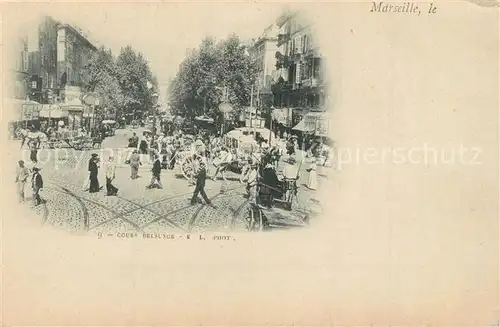 AK / Ansichtskarte Marseille_Bouches du Rhone Cours Belsunce Marseille