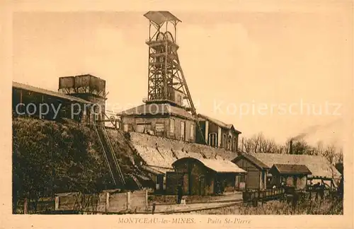 AK / Ansichtskarte Montceau les Mines Puits Saint Pierre Montceau les Mines