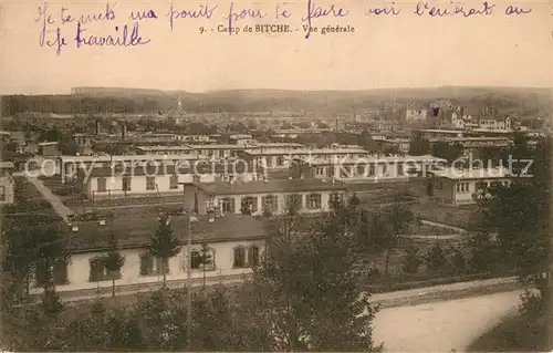 AK / Ansichtskarte Bitche_Moselle Vue generale du camp Bitche_Moselle