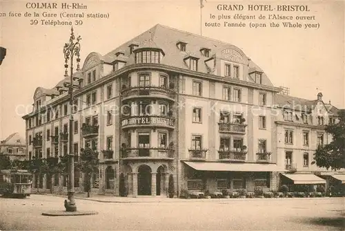 AK / Ansichtskarte Colmar_Haut_Rhin_Elsass Grand Hotel Bristol Colmar_Haut_Rhin_Elsass