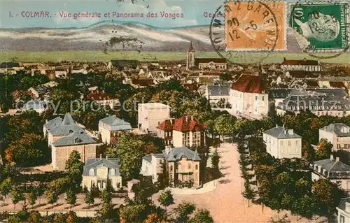 AK / Ansichtskarte Colmar_Haut_Rhin_Elsass Vue generale et panorama des Vosges Colmar_Haut_Rhin_Elsass