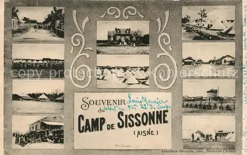 AK / Ansichtskarte Camp_de_Sissonne Souvenir du camp Camp_de_Sissonne