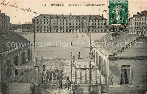 AK / Ansichtskarte Orleans_Loiret Interieur de la Caserne Coligny Orleans_Loiret