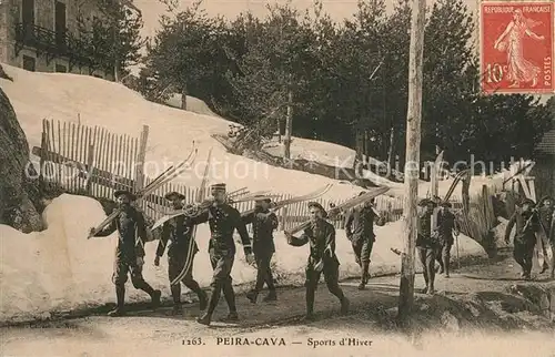 AK / Ansichtskarte Peira Cava Sports d hiver Peira Cava