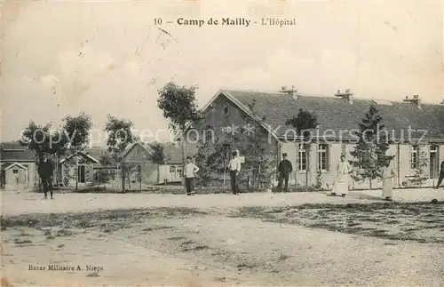 AK / Ansichtskarte Camp_de_Mailly Hopital Camp_de_Mailly