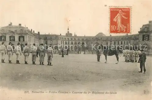 AK / Ansichtskarte Versailles_Yvelines Petites Ecuries Caserne du 1er Regiment du Genie Versailles_Yvelines