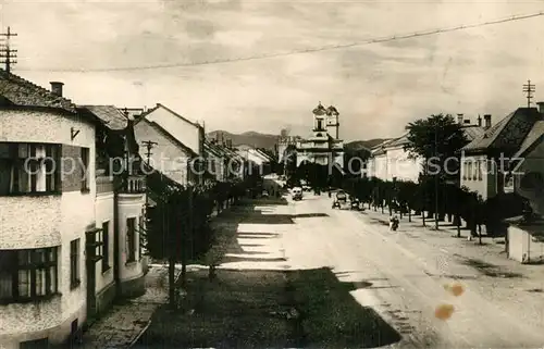 AK / Ansichtskarte Poprad Hauptstrasse Innenstadt Kirche Poprad