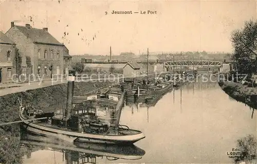 AK / Ansichtskarte Jeumont Le Port Bateaux Jeumont