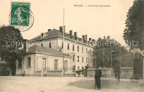 AK / Ansichtskarte Macon_Saone et Loire Caserne Duhesme Macon Saone et Loire