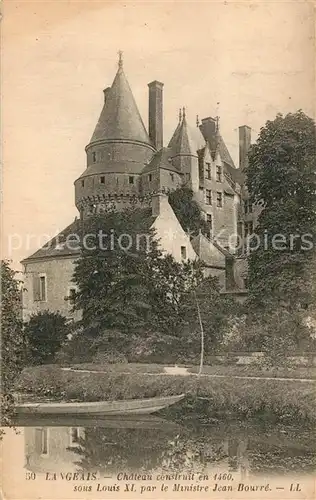 AK / Ansichtskarte Langeais Chateau sous Louis XI par le Ministre Jean Bourre Langeais
