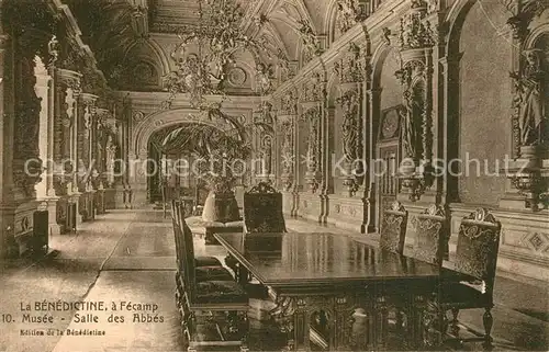 AK / Ansichtskarte Fecamp La Benedictine Musee Salle des Abbes Fecamp