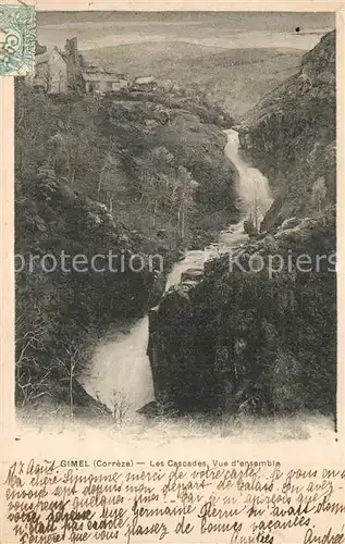 AK / Ansichtskarte Gimel les Cascades Les Cascades Vue d ensemble Gimel les Cascades