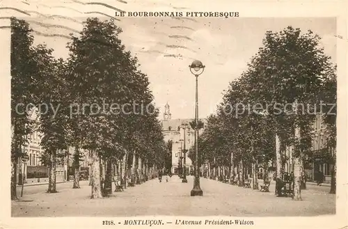 AK / Ansichtskarte Montlucon Avenue President Wilson Montlucon