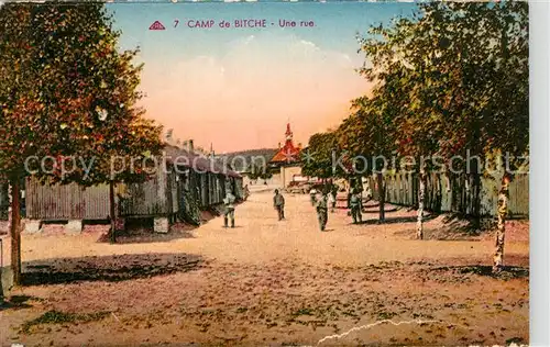 AK / Ansichtskarte Bitche_Moselle Camp de Bitche Une rue Bitche_Moselle