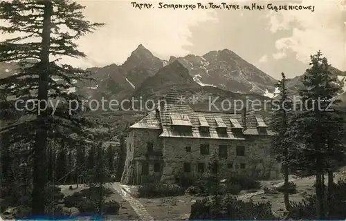 AK / Ansichtskarte Hala_Gasienicowa Schronisko Pol. Tow Berghotel Tatra Hala_Gasienicowa