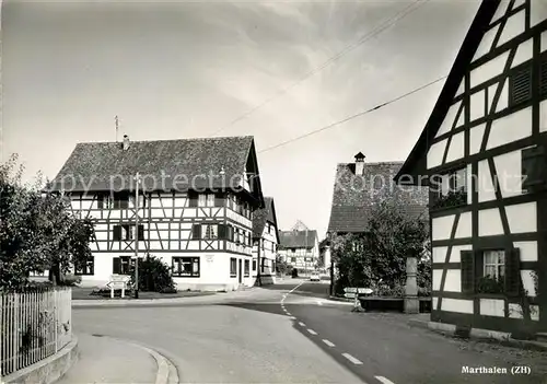 AK / Ansichtskarte Marthalen Hauptstrasse Fachwerkhaeuser Marthalen