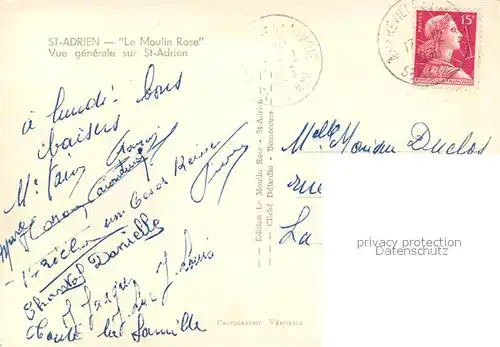 AK / Ansichtskarte Saint_Adrien_Rouen Moulin Rose vue generale 