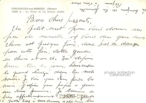 AK / Ansichtskarte Cousances les Forges La Place et les Usines Andre vue aerienne Cousances les Forges