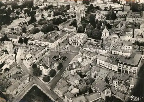 AK / Ansichtskarte Saint Dizier_Haute Marne Place Aristide Briand Theatre Hotel de Ville vue aerienne Saint Dizier Haute Marne