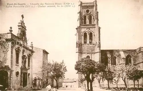 AK / Ansichtskarte Pont Saint Esprit Chapelle des Penitents Blancs XVIIe siecle Pont Saint Esprit