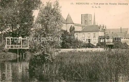 AK / Ansichtskarte Nemours_Seine et Marne Vue prise du Moulin Daumery Nemours Seine et Marne