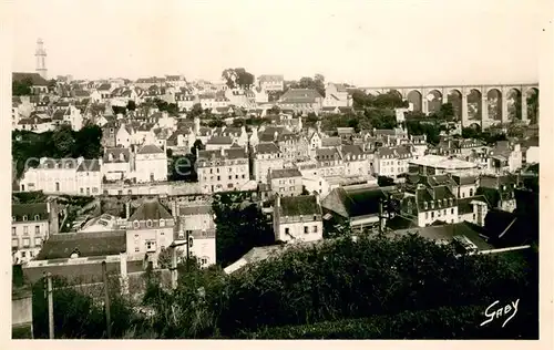 AK / Ansichtskarte Morlaix Vue generale vers Saint Martin et le viaduc Morlaix