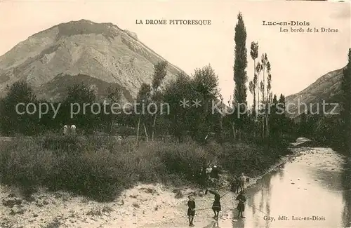AK / Ansichtskarte Luc en Diois Bords de la Drome Luc en Diois