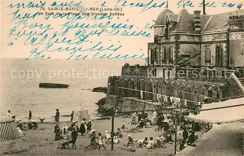 AK / Ansichtskarte Sainte Marie sur Mer Un coin de la Plage des Grandes Vallees Sainte Marie sur Mer