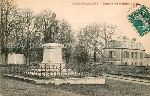 AK / Ansichtskarte Coulommiers Statue de Beaurepaire Coulommiers