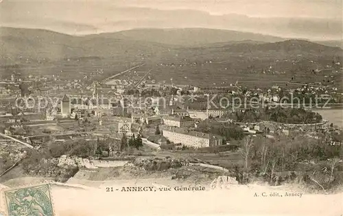 AK / Ansichtskarte Annecy_Haute Savoie Vue generale Annecy Haute Savoie