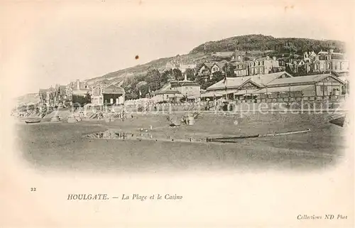 AK / Ansichtskarte Houlgate La plage et le casino Houlgate