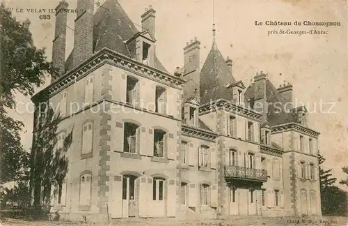 AK / Ansichtskarte Saint Georges d_Aurac Chateau de Chassagnon Saint Georges d Aurac