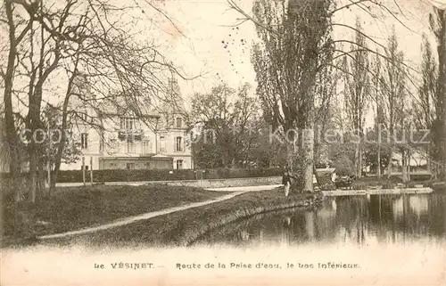 AK / Ansichtskarte Le_Vesinet Route de la Prise d eau Lac inferieur Le_Vesinet
