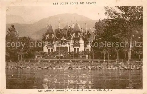 AK / Ansichtskarte Tourronde_Lugrin Bord du lac Villa Gryere 