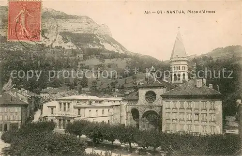 AK / Ansichtskarte Nantua Place d Armes Eglise Nantua